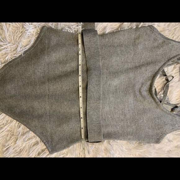 Gray laced up bodysuit with waist belt 2 (S) avail - Picture 13 of 13